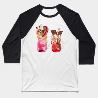 Milkshake Collection Baseball T-Shirt